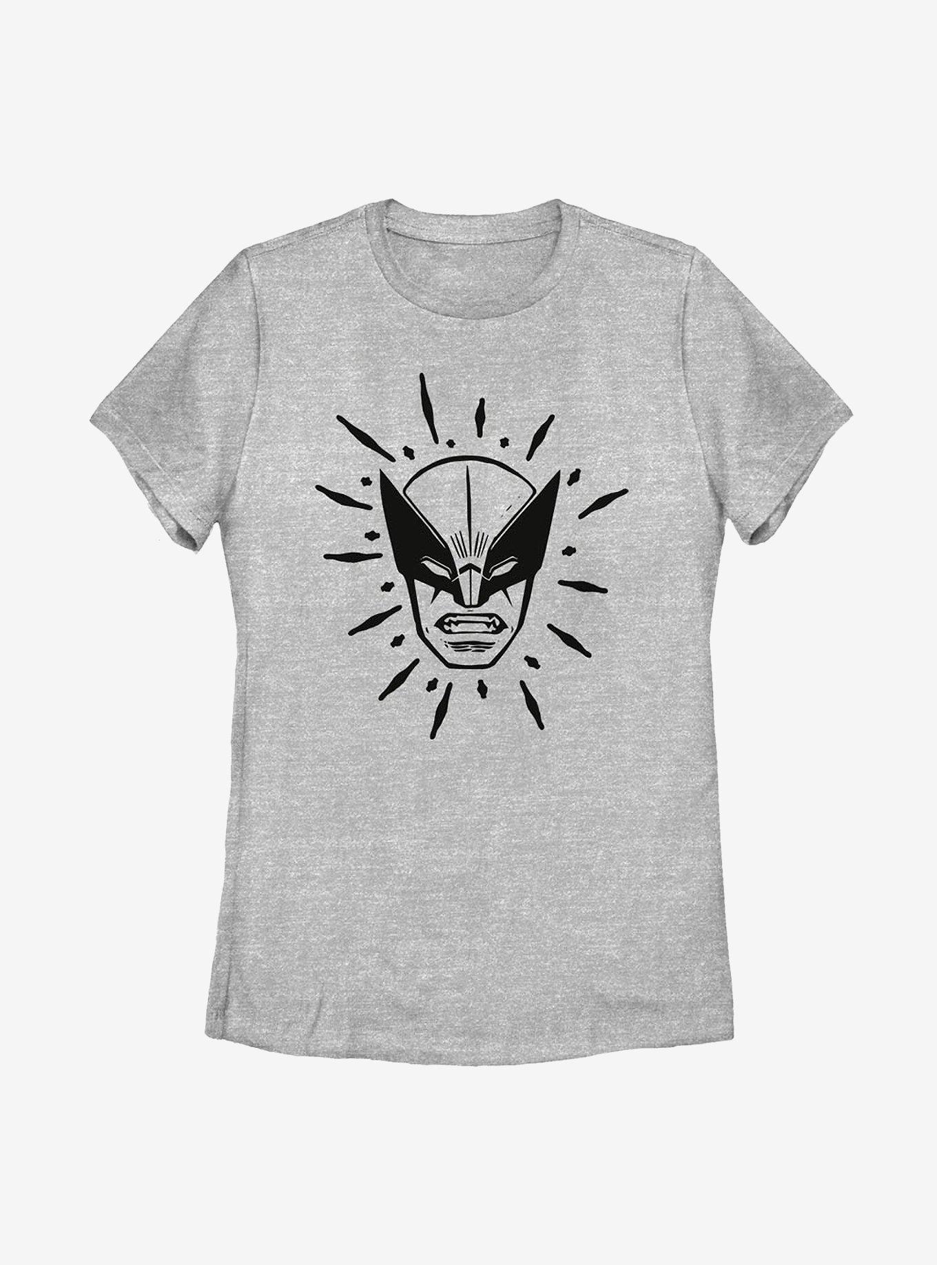 Marvel Wolverine Head Womens T-Shirt, , hi-res