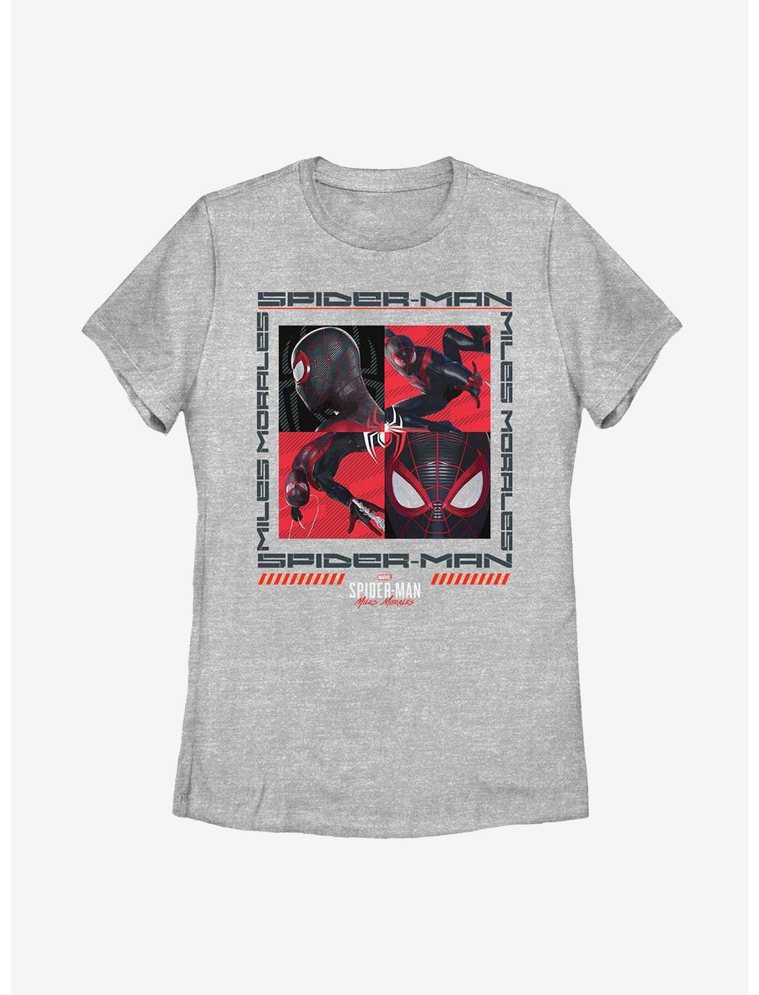 Marvel Spider-Man Square Up Womens T-Shirt, ATH HTR, hi-res