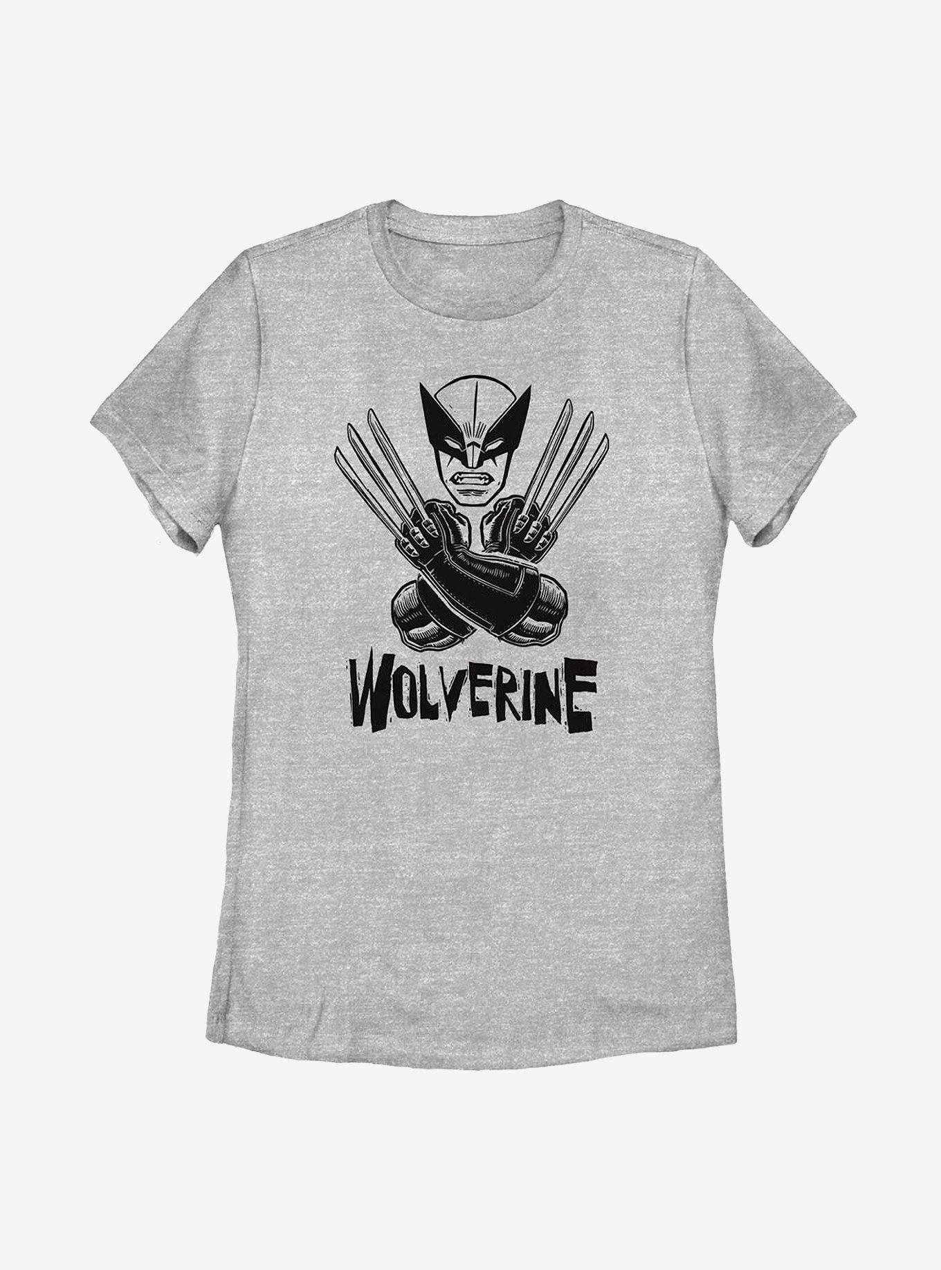 Marvel Wolverine Head Womens T-Shirt, , hi-res