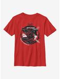 Marvel Spider-Man 2 Tone Glitch Art Youth T-Shirt, RED, hi-res