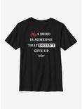 Marvel Spider-Man Hero Text Youth T-Shirt, BLACK, hi-res
