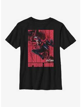 Marvel Spider-Man Panel Morales Paint Youth T-Shirt, , hi-res