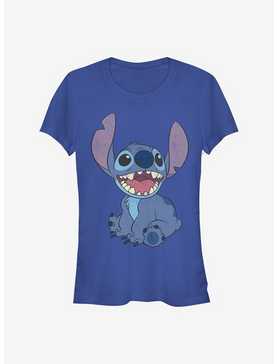 Disney Lilo & Stitch Basic Happy Stitch Girls T-Shirt, , hi-res