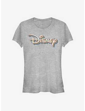 Disney Classic Retro Rainbow Logo Girls T-Shirt, , hi-res