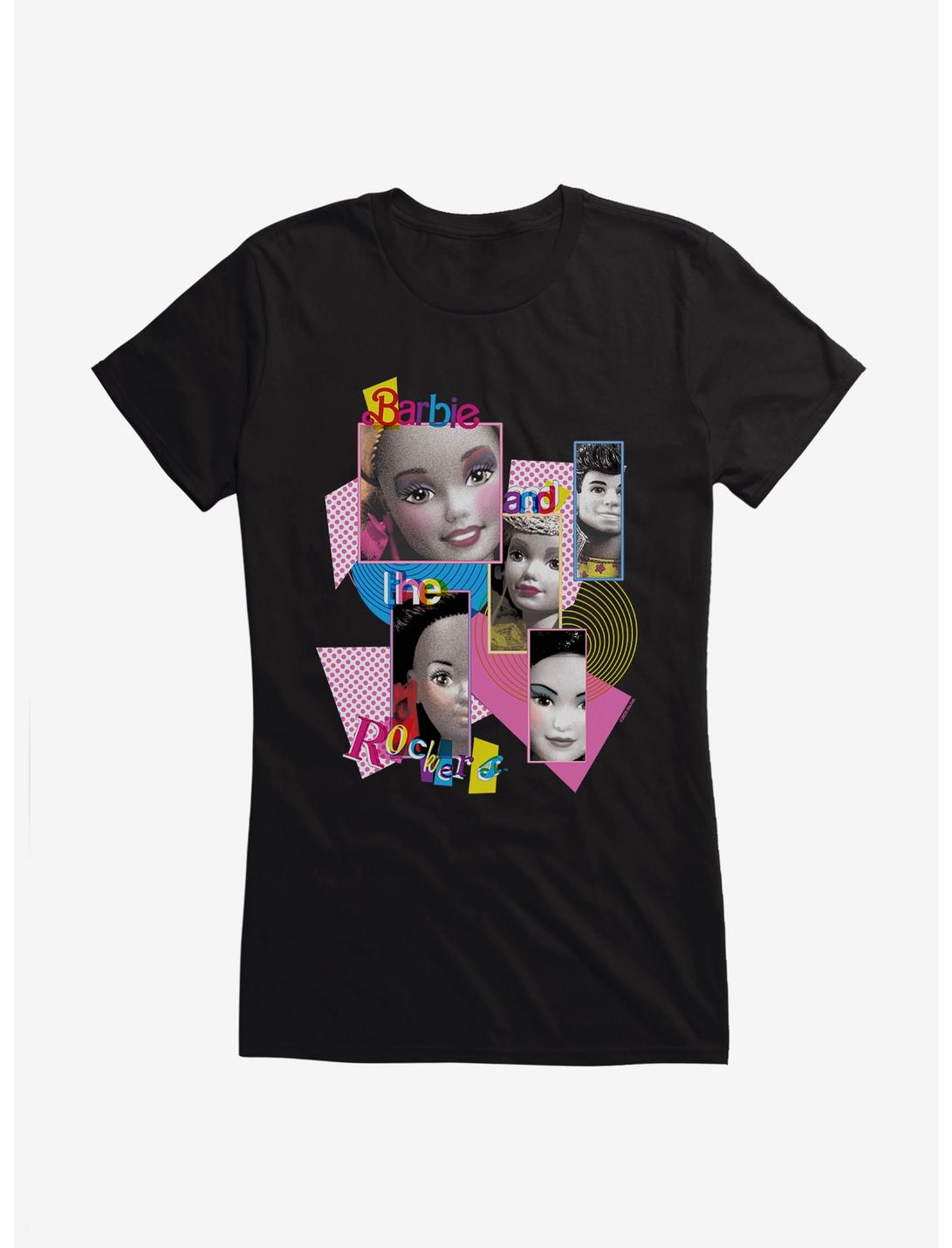Barbie And The Rockers Retro Art Girls T-Shirt, BLACK, hi-res