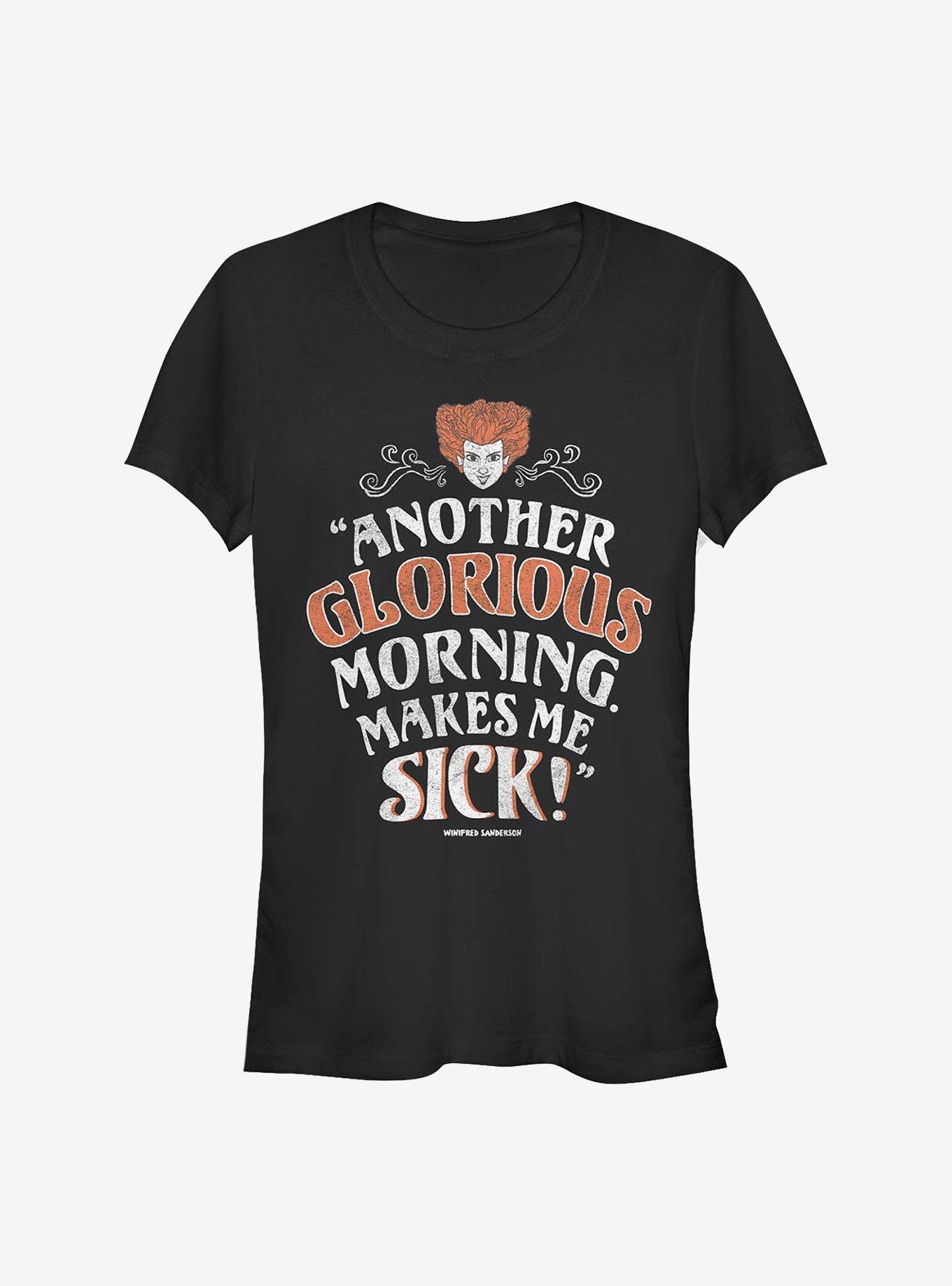 Disney Hocus Pocus Another Glorious Morning Girls T-Shirt, BLACK, hi-res