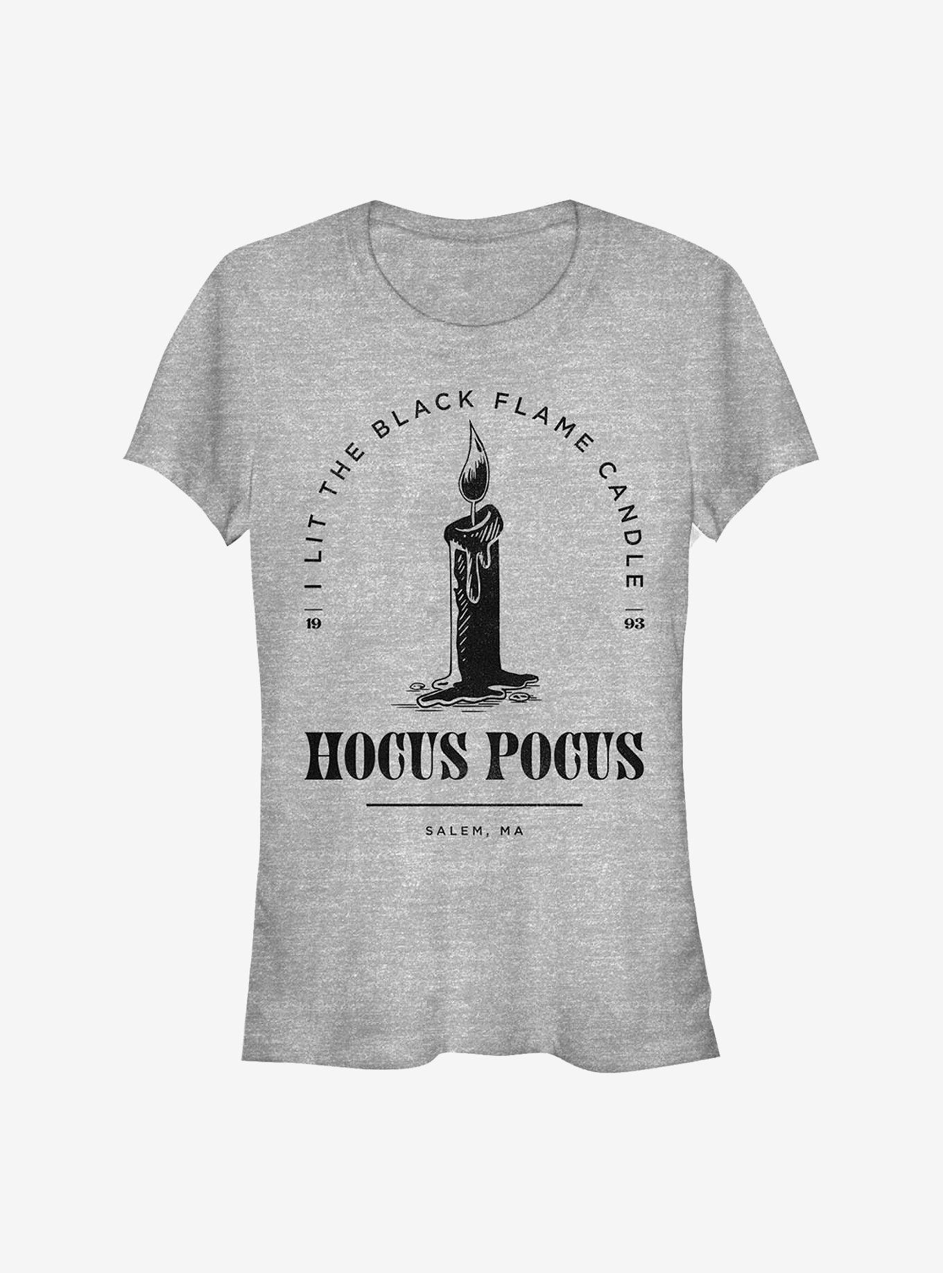 Disney Hocus Pocus Candle Stamp Girls T-Shirt, ATH HTR, hi-res