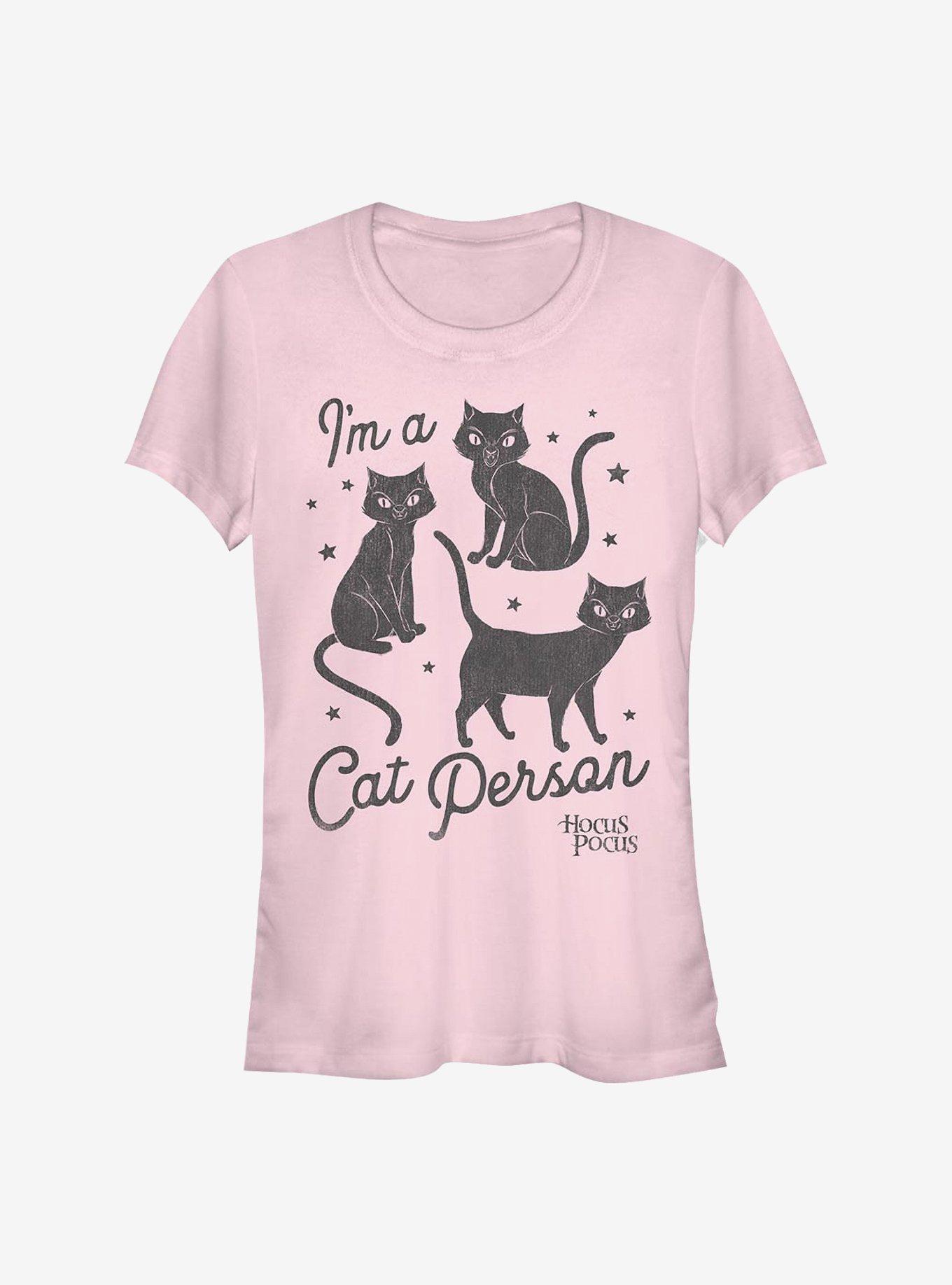 Disney Hocus Pocus Cat Person Girls T-Shirt, LIGHT PINK, hi-res