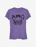 Disney Hocus Pocus Put A Spell Girls T-Shirt, PURPLE, hi-res