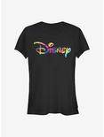 Disney Classic Tie Dye Fill Girls T-Shirt, BLACK, hi-res