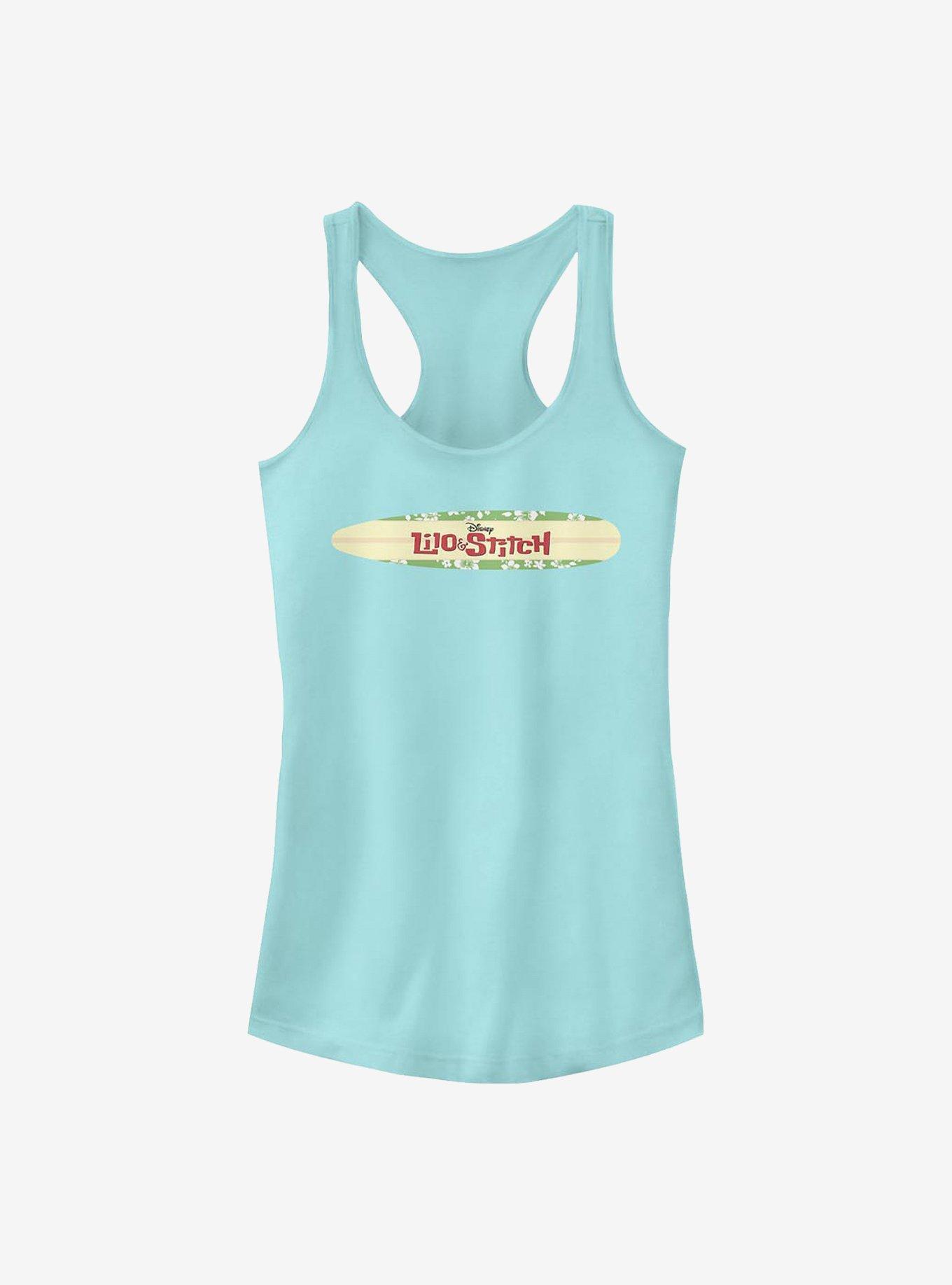 Disney Lilo & Stitch Surfboard Logo Girls Tank, , hi-res