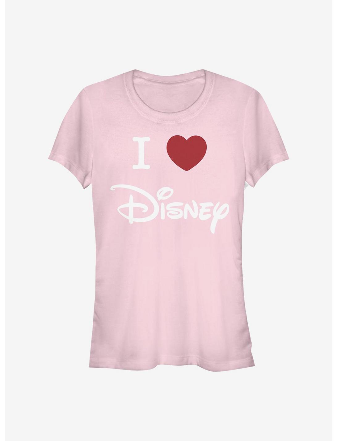 Disney Classic I Heart Disney Logo Girls T-Shirt, , hi-res