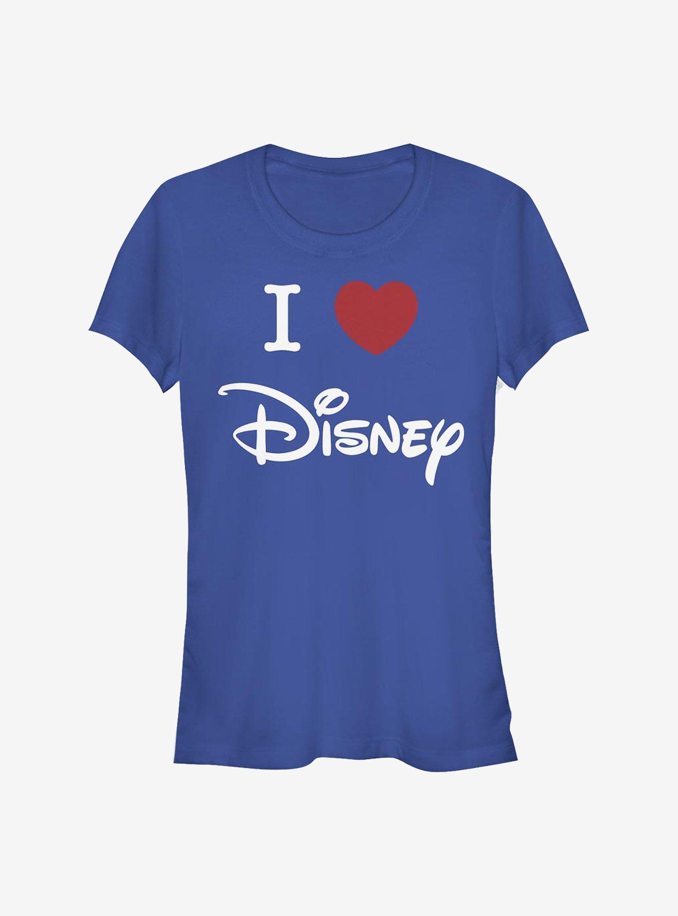 Disney Classic I Heart Disney Logo Girls T-Shirt, , hi-res