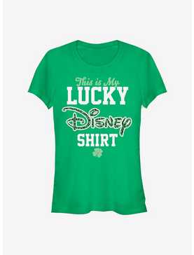 Disney Classic Lucky Disney Logo Girls T-Shirt, , hi-res