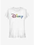 Disney Classic Multicolor Disney Logo Girls T-Shirt, , hi-res