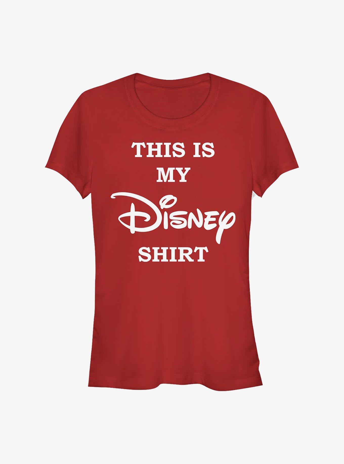 Disney Classic My Disney Logo Shirt Girls T-Shirt, RED, hi-res