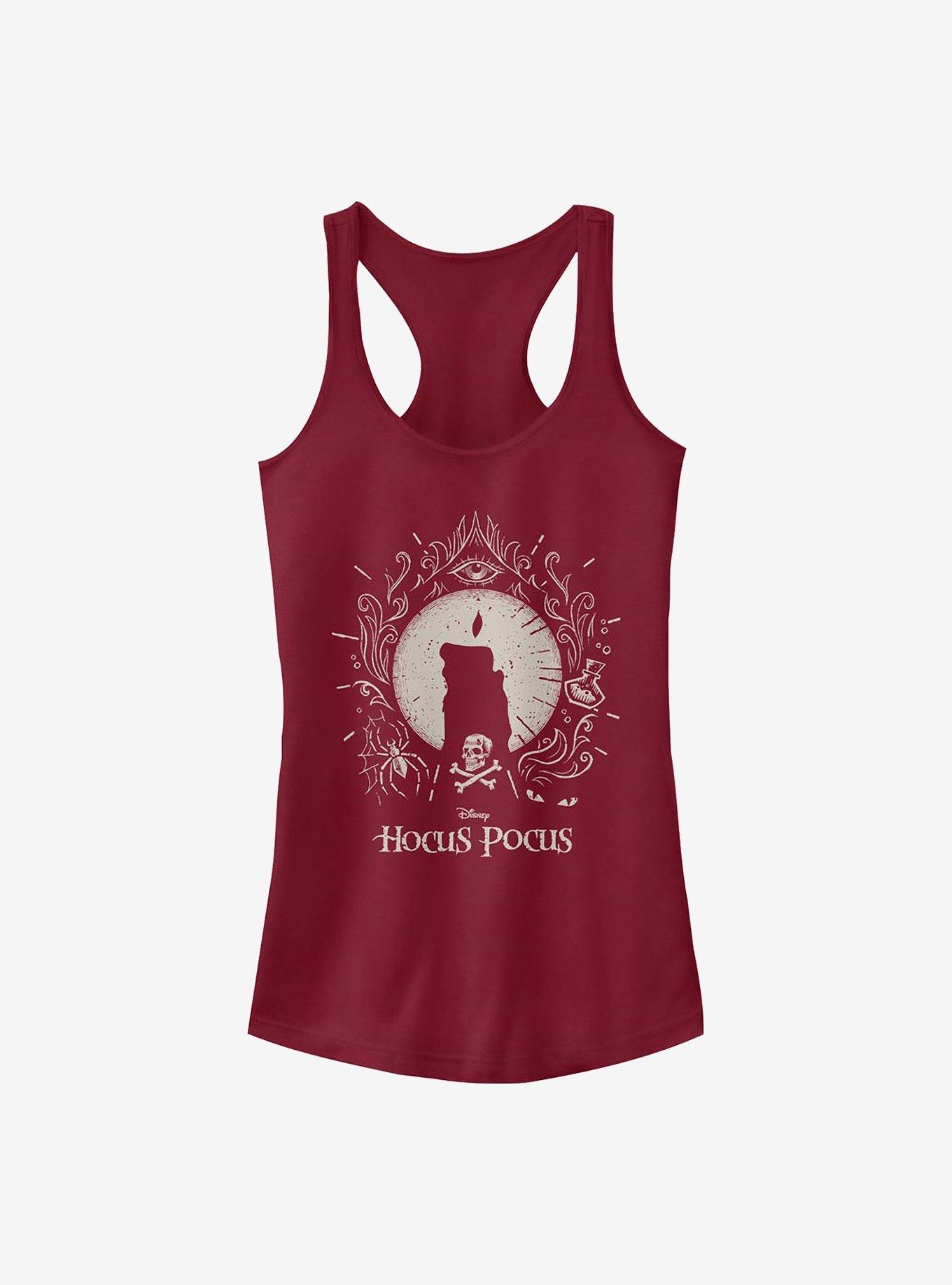 Disney Hocus Pocus Black Flame Girls Tank, SCARLET, hi-res