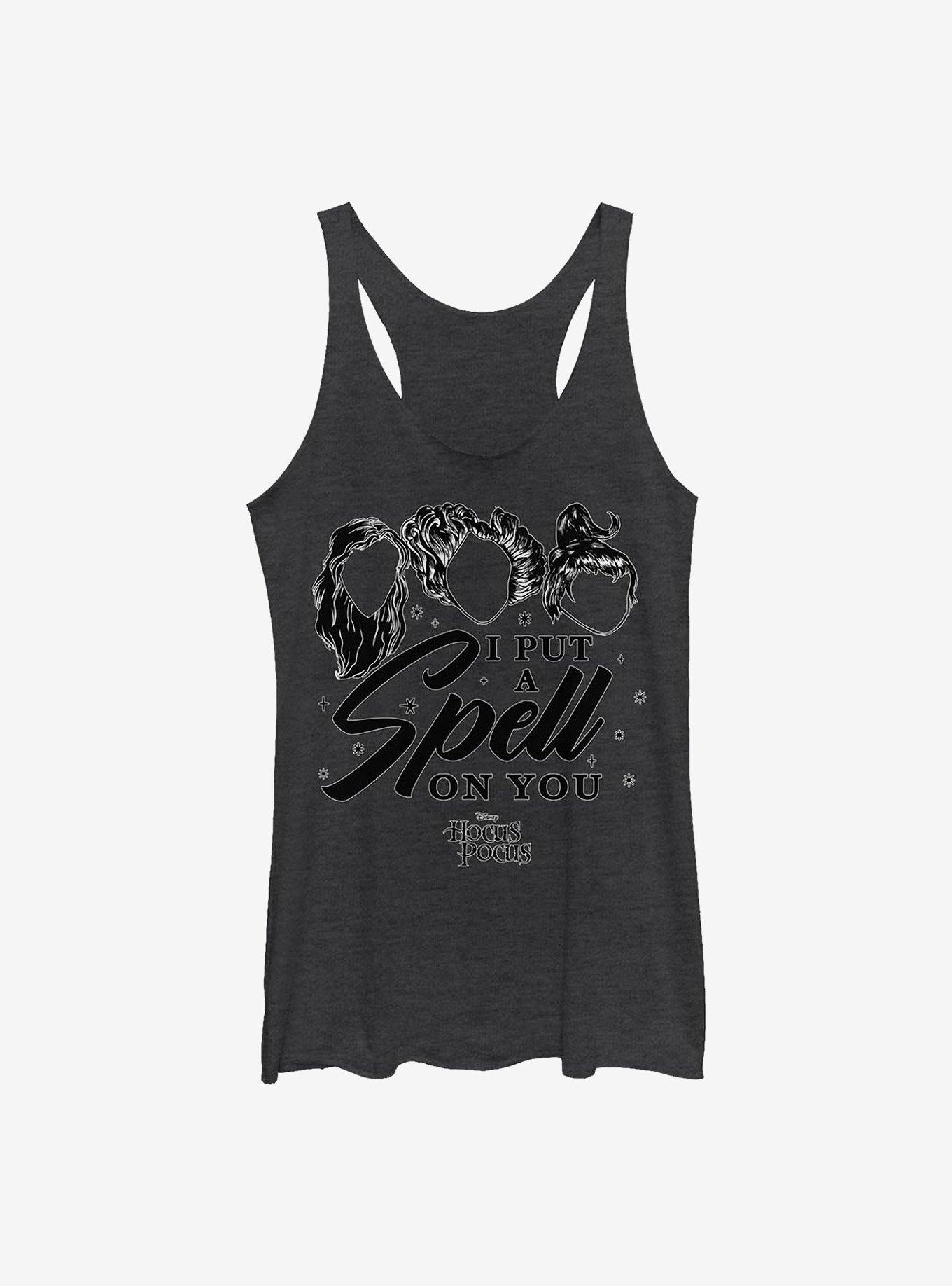 Disney Hocus Pocus Put A Spell Girls Tank, BLK HTR, hi-res