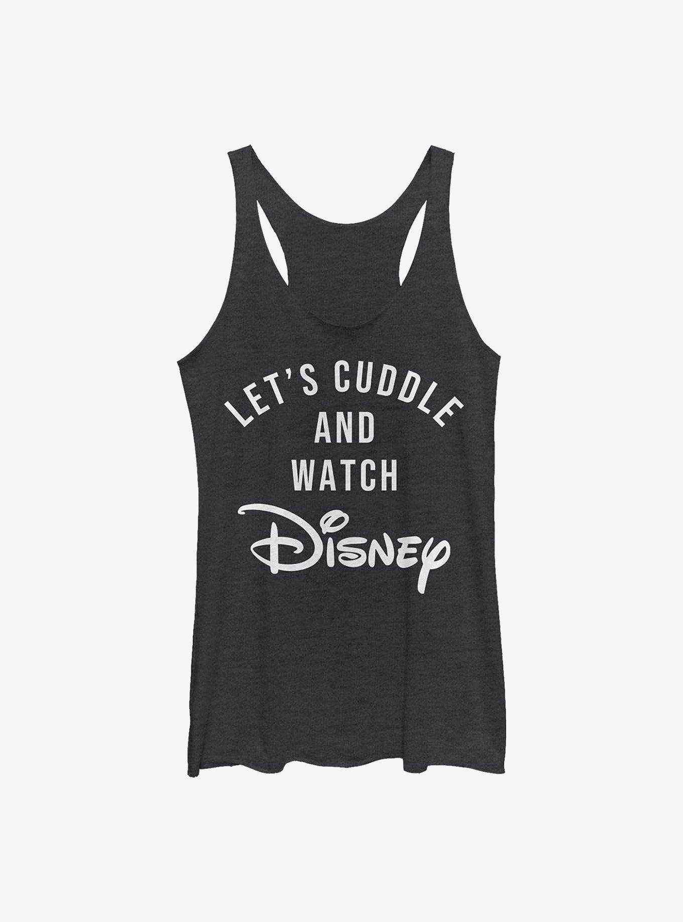 Disney Classic Logo Cuddles Girls Tank, BLK HTR, hi-res