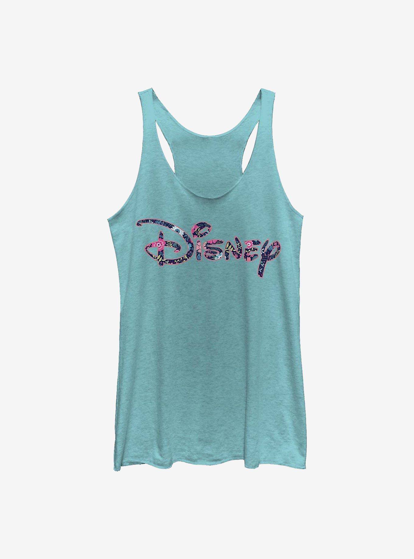 Disney Channel Floral Fill Girls Tank, TAHI BLUE, hi-res