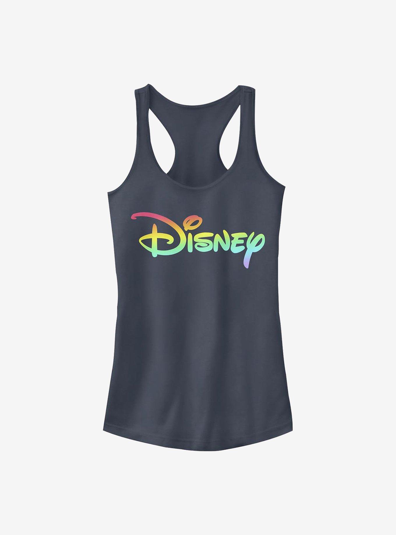 Disney Classic Rainbow Fill Logo Girls Tank, , hi-res