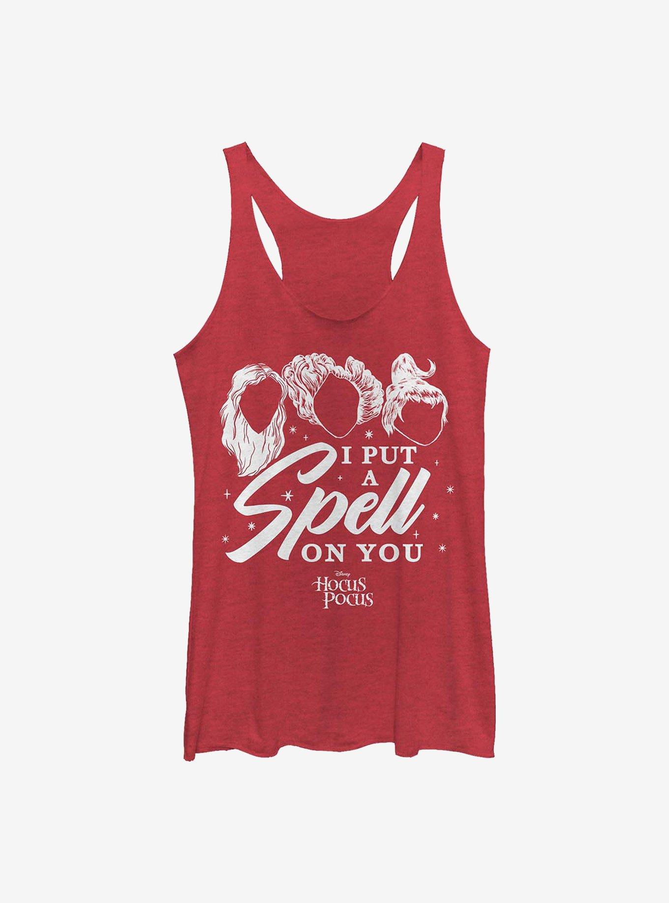 Disney Hocus Pocus Put A Spell Girls Tank, RED HTR, hi-res