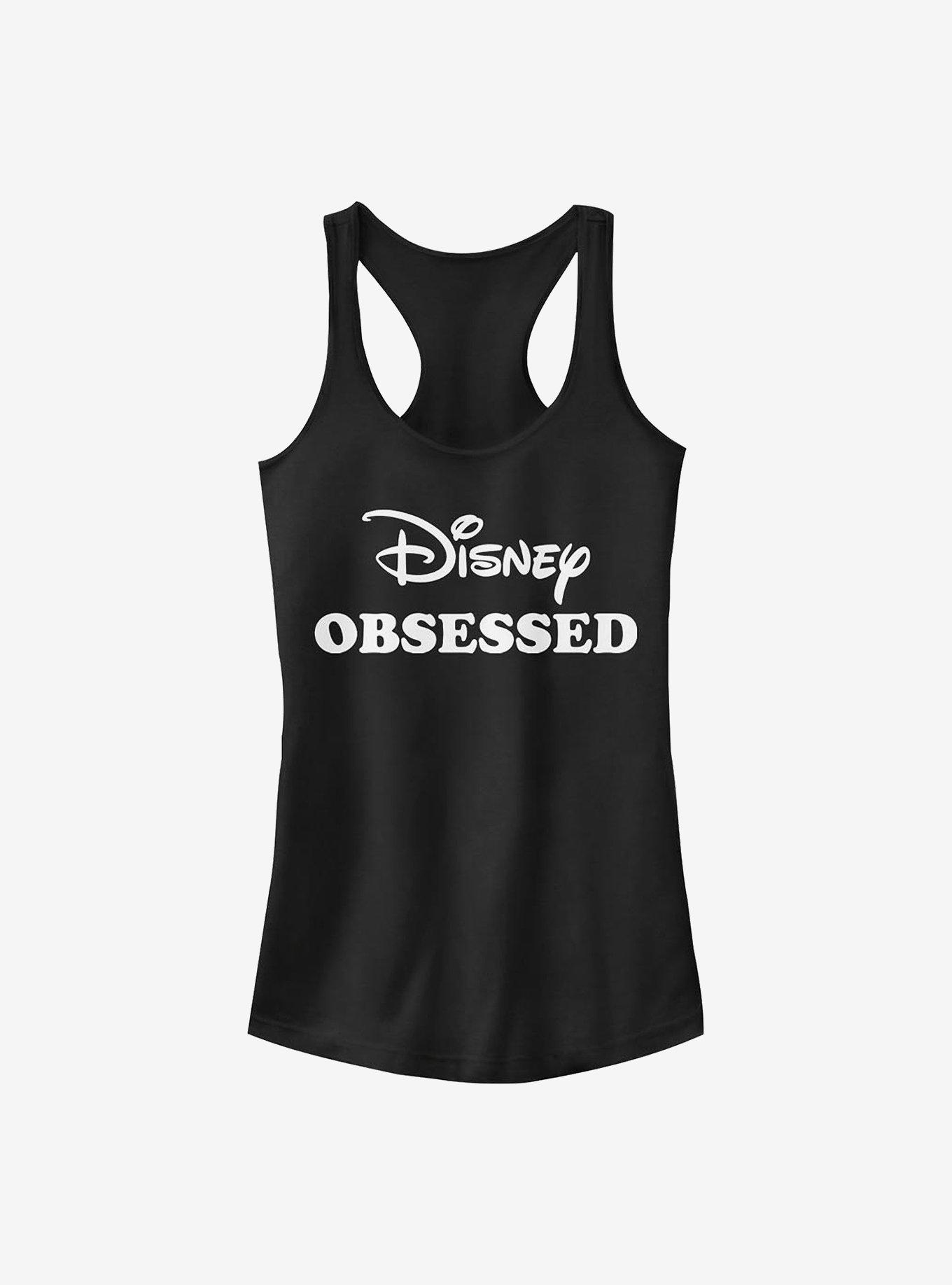 Disney Classic Logo Obsessed Girls Tank, BLACK, hi-res