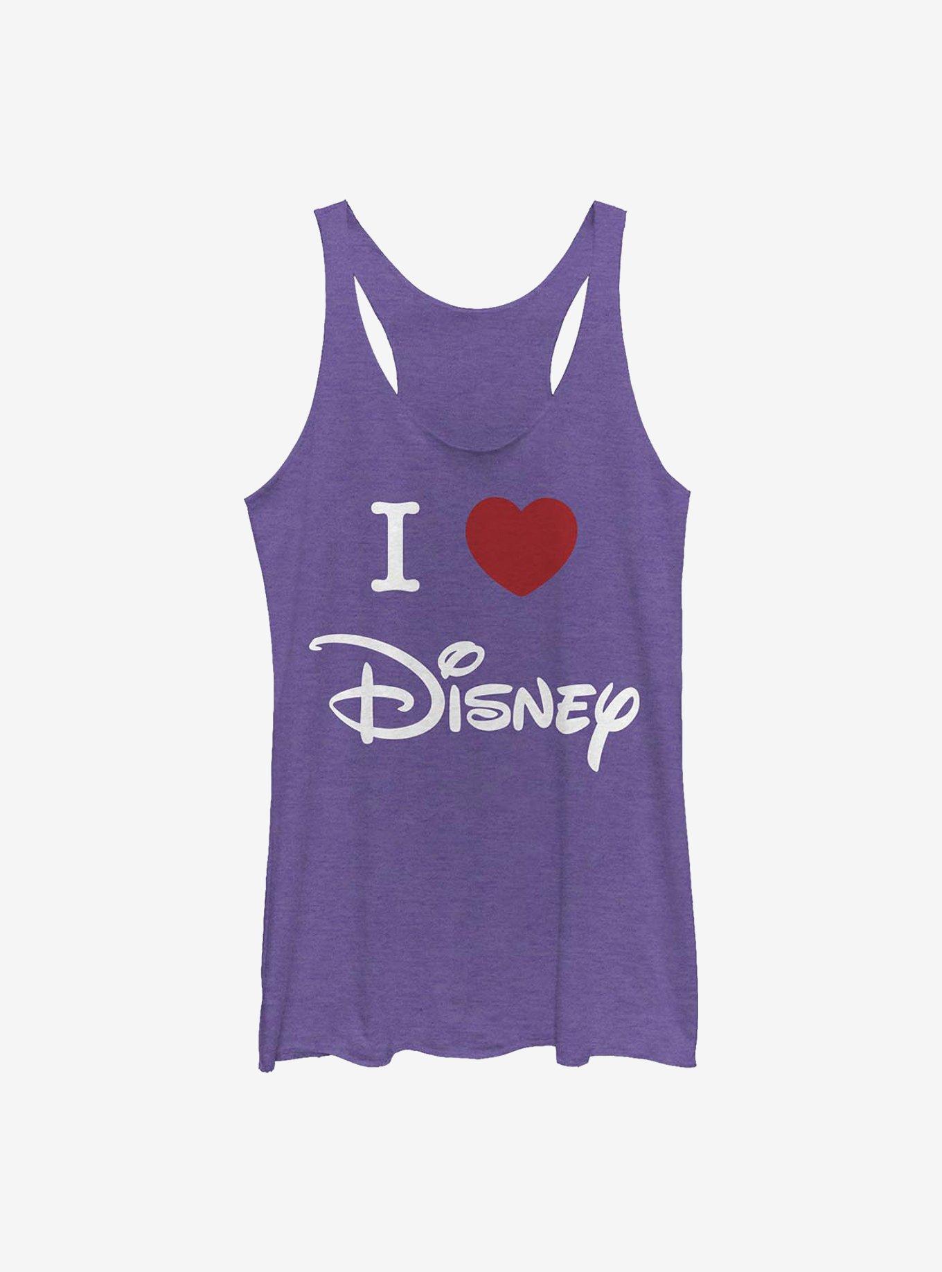 Disney Classic I Heart Disney Logo Girls Tank, , hi-res