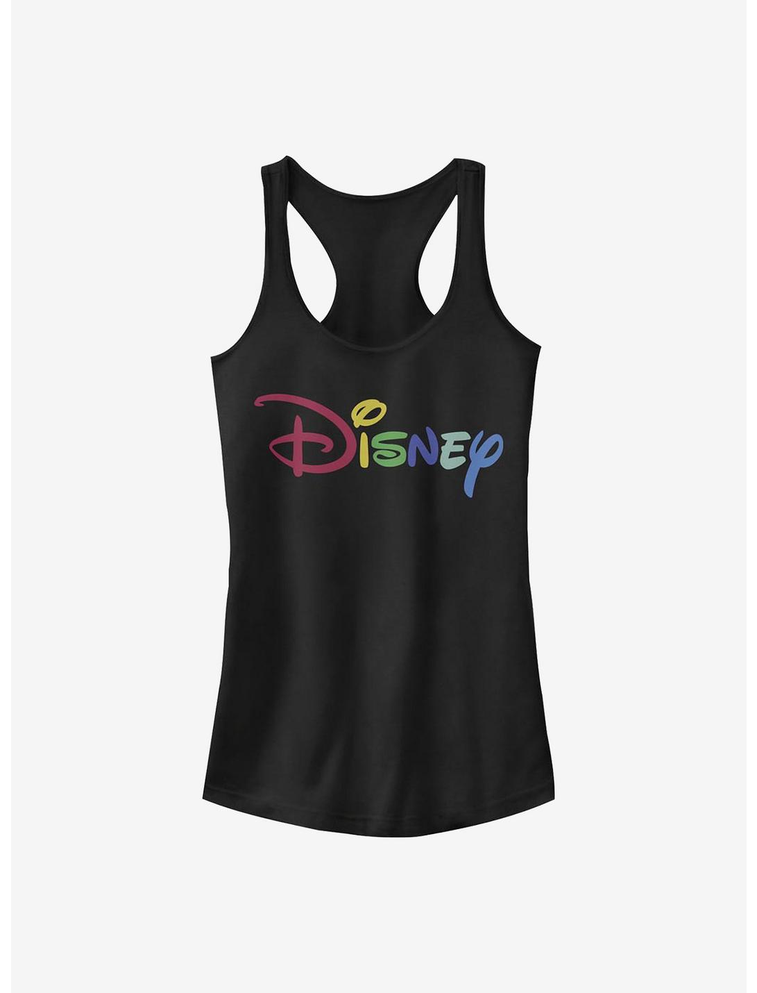 Disney Classic Multicolor Disney Logo Girls Tank, BLACK, hi-res