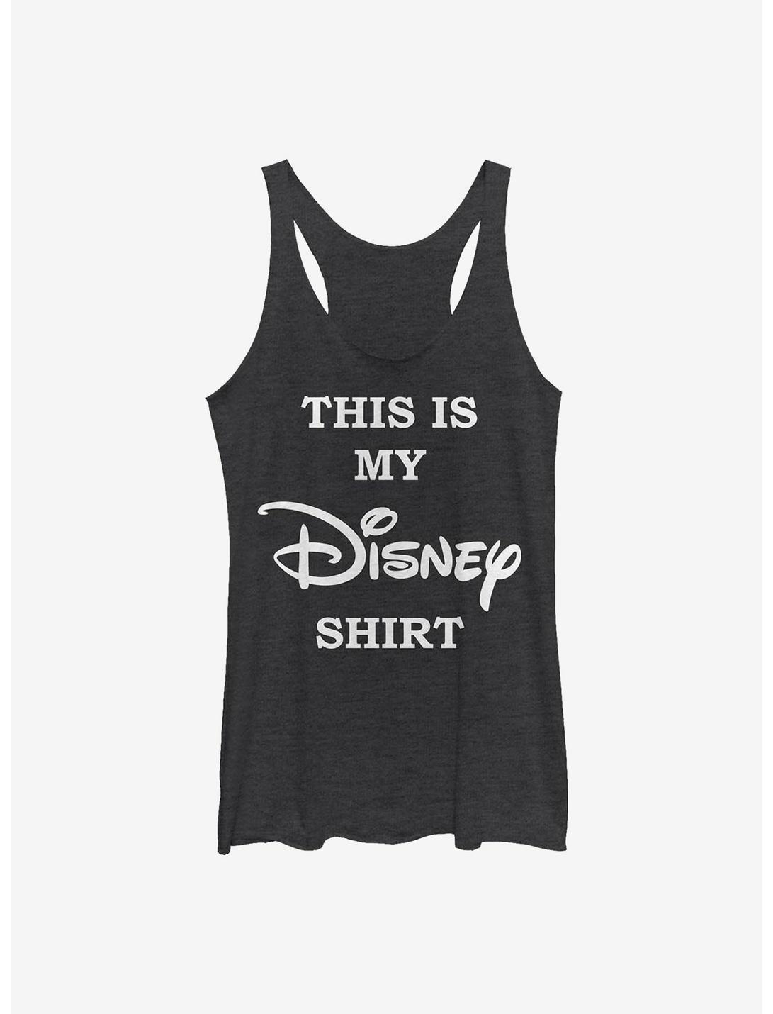 Disney Classic My Disney Logo Shirt Girls Tank, BLK HTR, hi-res