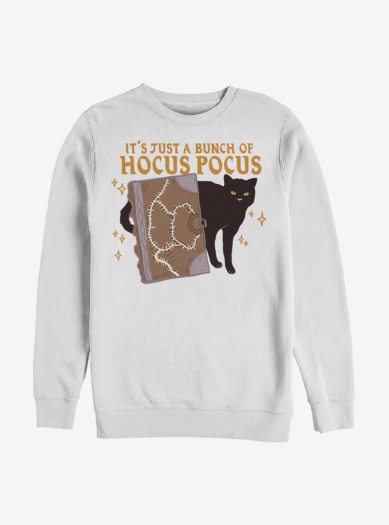 Disney Hocus Pocus Binx And Book Crew Sweatshirt, WHITE, hi-res