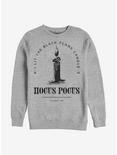 Disney Hocus Pocus Candle Stamp Crew Sweatshirt, ATH HTR, hi-res