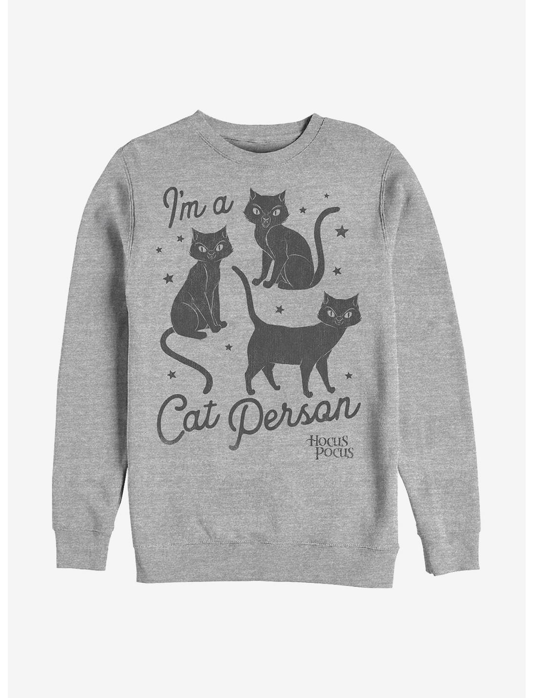 Disney Hocus Pocus Cat Person Crew Sweatshirt, ATH HTR, hi-res