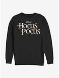 Disney Hocus Pocus Hocus Pocus Logo Crew Sweatshirt, BLACK, hi-res
