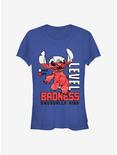 Disney Lilo & Stitch Badness Level Girls T-Shirt, ROYAL, hi-res