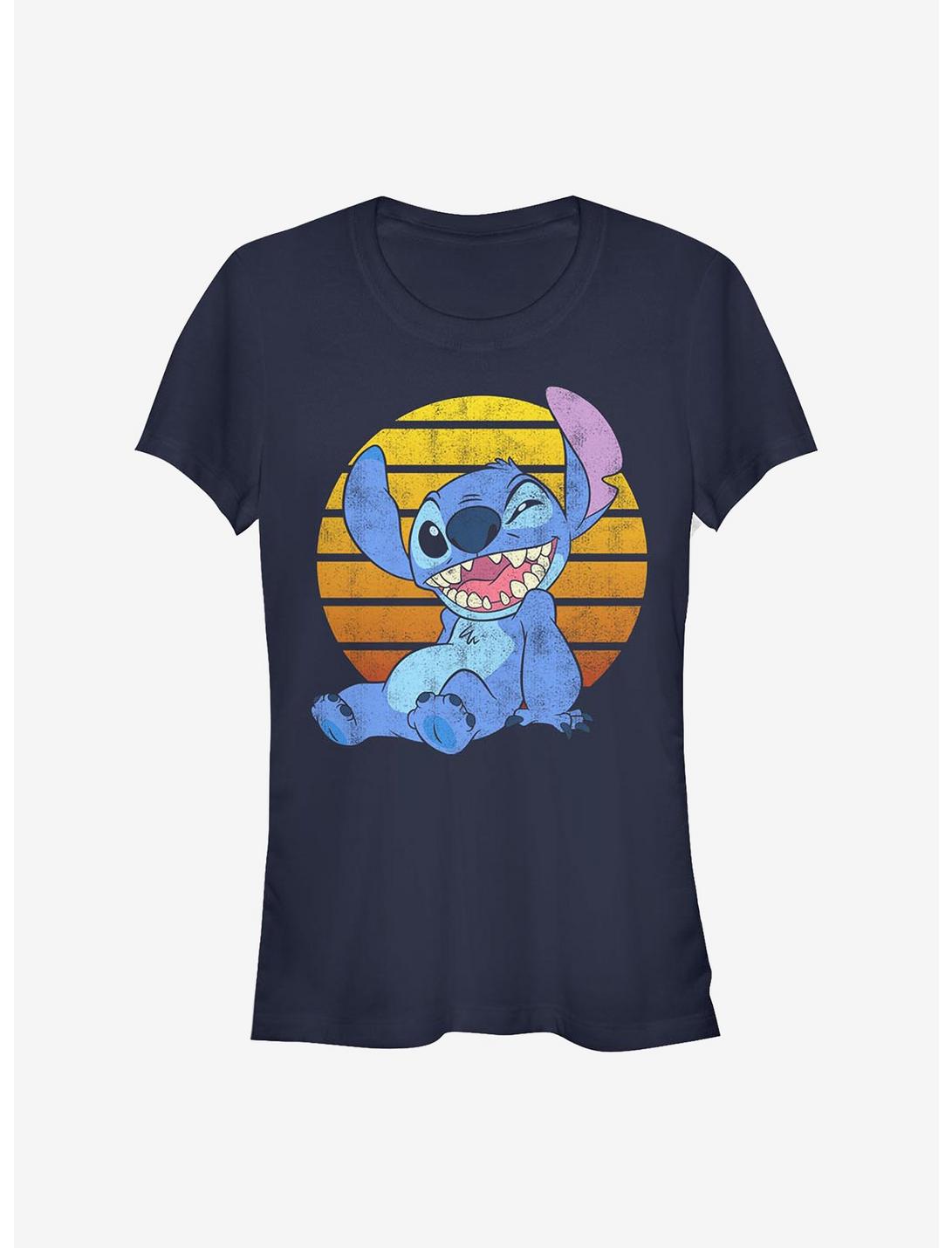 Disney Lilo & Stitch Bright Stitch Girls T-Shirt, NAVY, hi-res