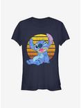 Disney Lilo & Stitch Bright Stitch Girls T-Shirt, NAVY, hi-res