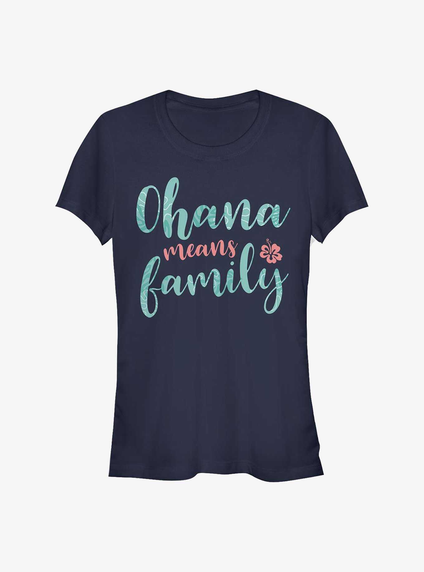 Disney Lilo & Stitch Ohana Script Girls T-Shirt, , hi-res