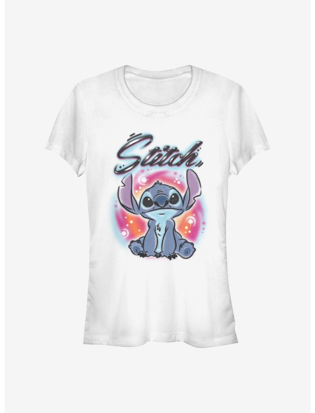 Disney Lilo & Stitch Airbrush Girls T-Shirt, WHITE, hi-res
