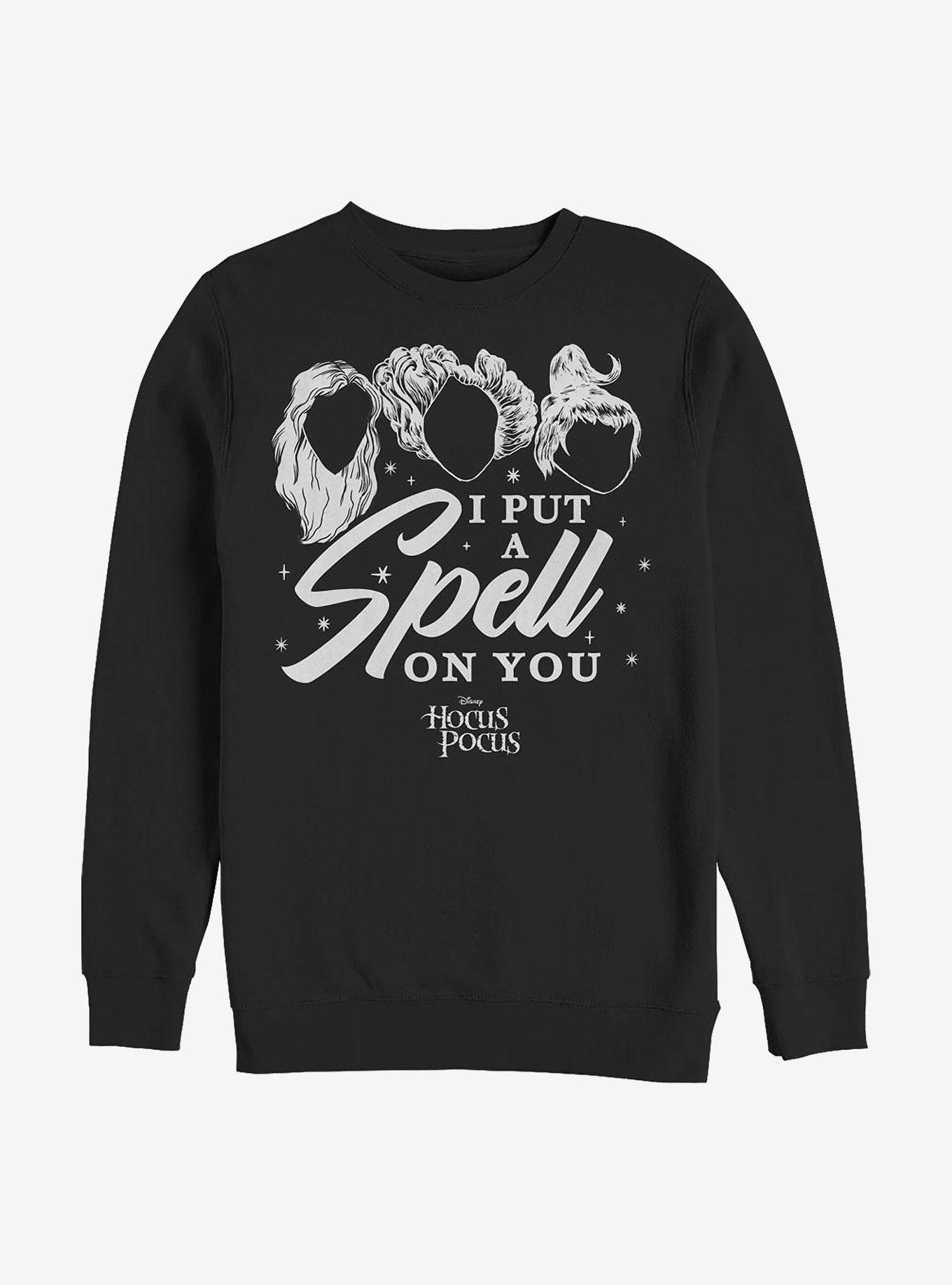 Disney Hocus Pocus Put A Spell Crew Sweatshirt, BLACK, hi-res