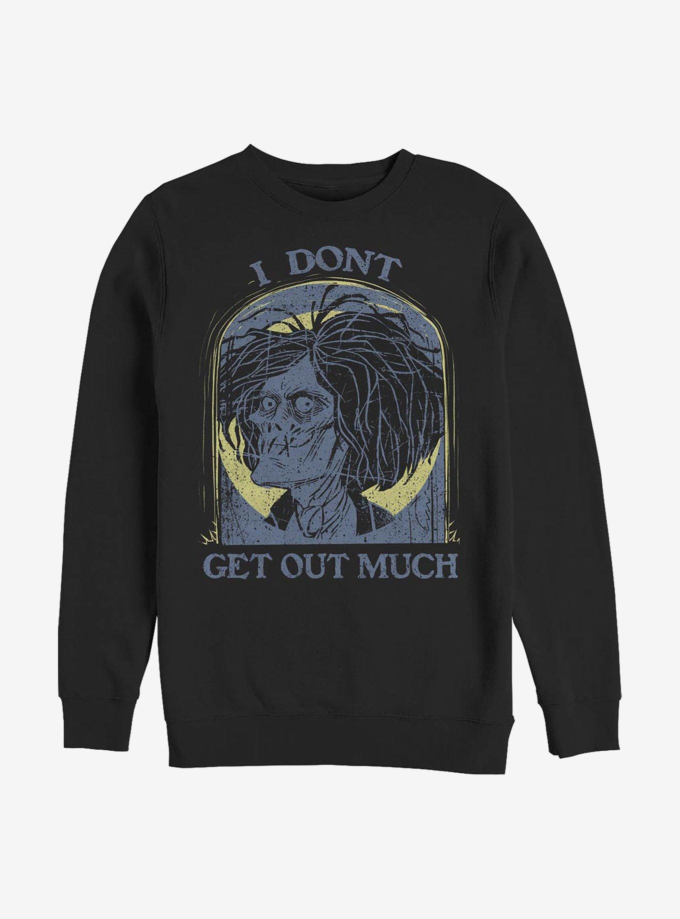 Disney Hocus Pocus Tombstone Billy Crew Sweatshirt, BLACK, hi-res