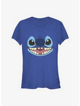 Disney Lilo & Stitch Face Large Girls T-Shirt, , hi-res