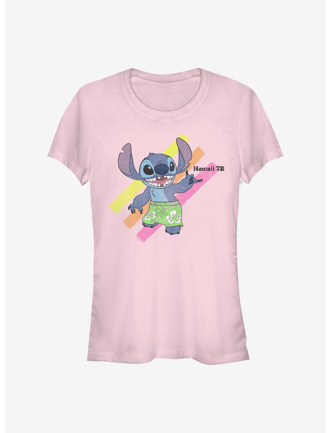 Disney Lilo & Stitch Shaka Girls T-Shirt, LIGHT PINK, hi-res