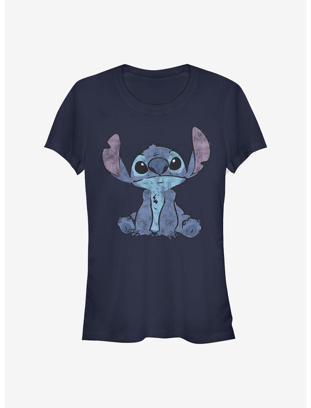 Disney Lilo & Stitch Simply Stitch Girls T-Shirt, NAVY, hi-res