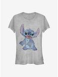 Disney Lilo & Stitch Sketchy Stitch Girls T-Shirt, ATH HTR, hi-res