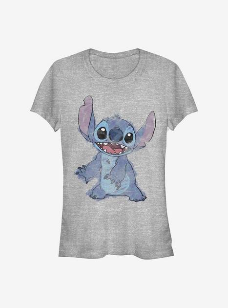 Disney Lilo & Stitch Sketchy Stitch Girls T-Shirt - GREY | Hot Topic