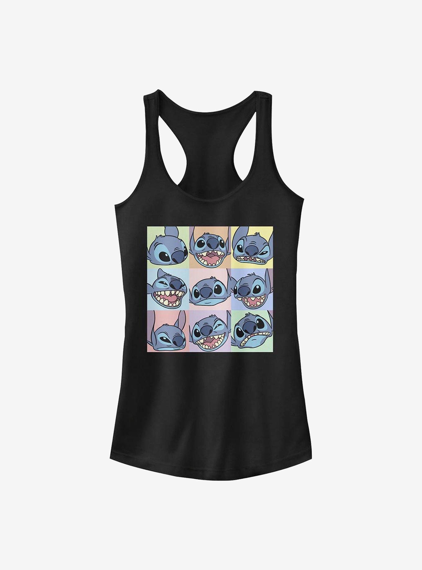Disney Lilo & Stitch 9 Box Stitch Girls Tank, BLACK, hi-res