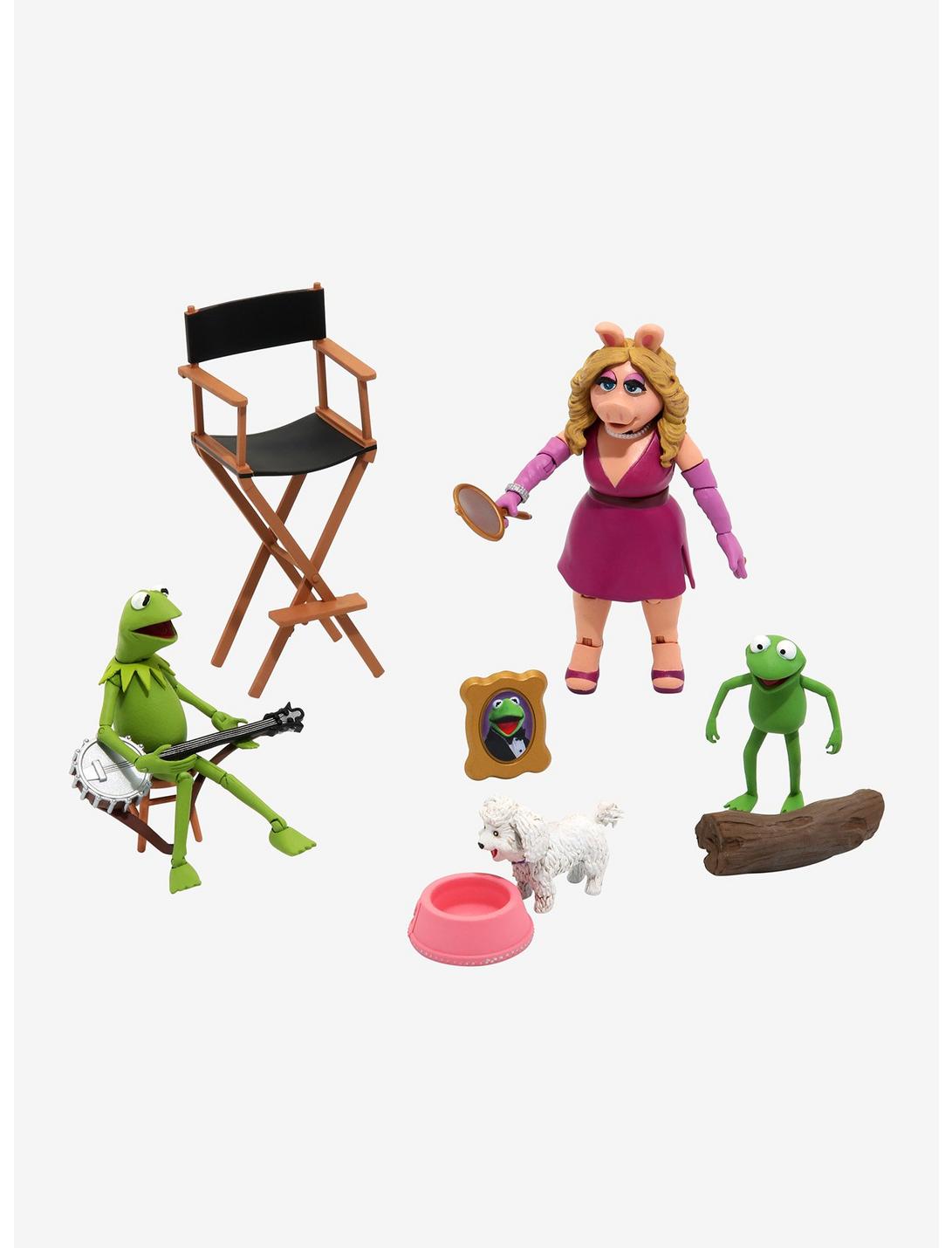 Diamond Select Toys The Muppets Select Best of Series Kermit & Miss Piggy Action Figure Set, , hi-res