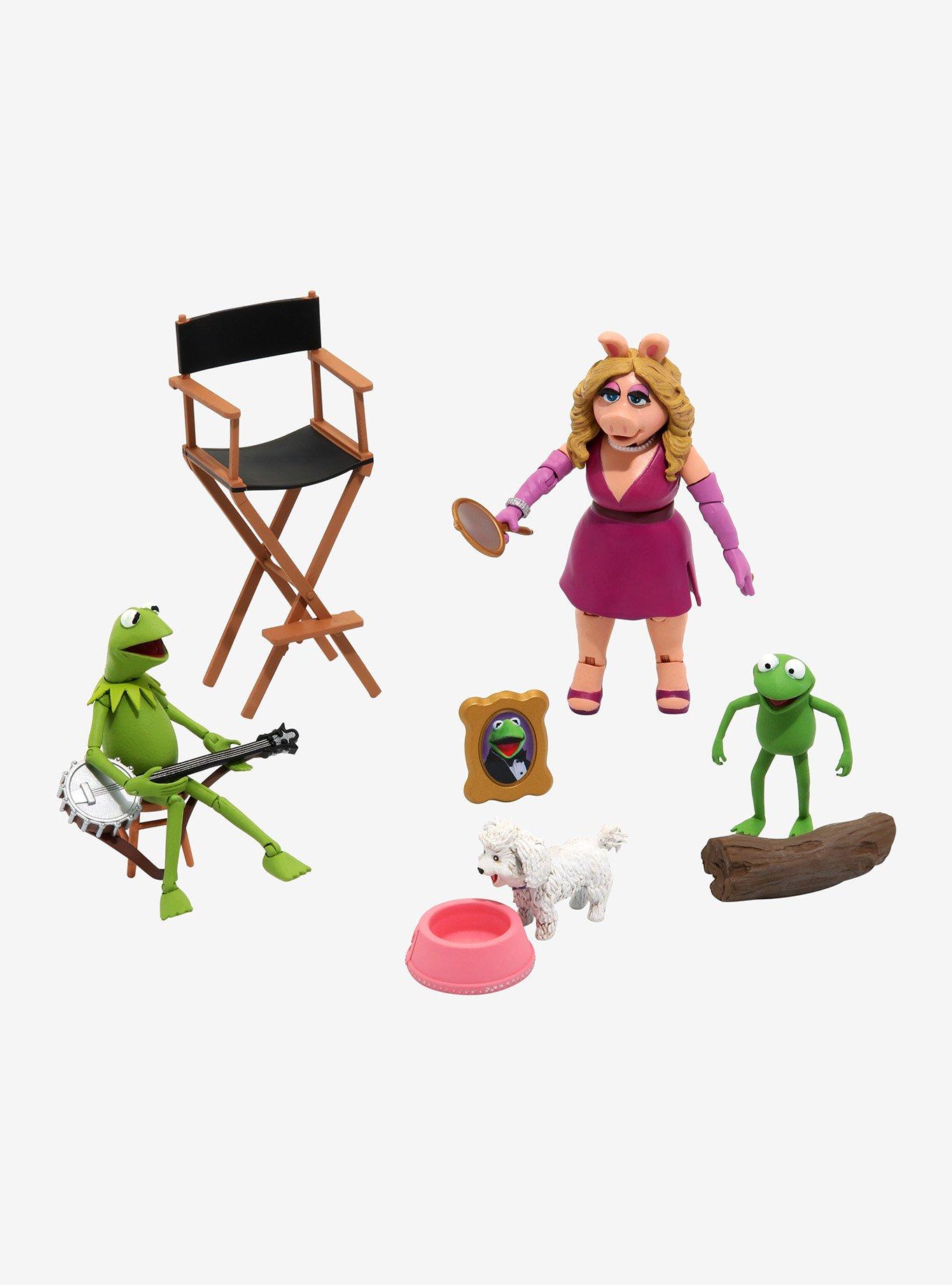 Diamond Select Toys The Muppets Select Best of Series Kermit & Miss Piggy Action Figure Set, , hi-res