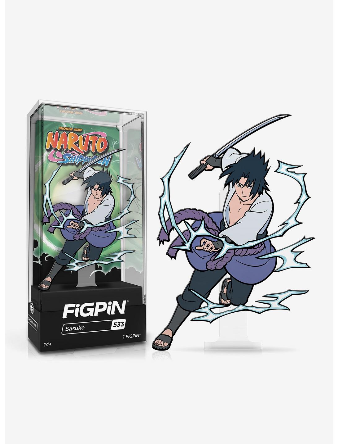 FiGPiN Naruto Shippuden Sasuke Action Enamel Pin, , hi-res